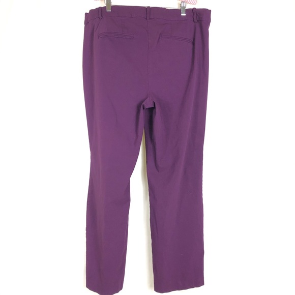 Lane Bryant The Madison purple pants size 22 - Picture 2 of 9